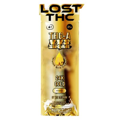 Lost THC THCA VVS Sugar Preroll 1pk 1.5g - 24K Gold (Hybrid)