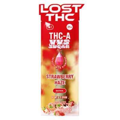 Lost THC THCA VVS Sugar Preroll 1pk 1.5g - Strawberry Haze (Sativa)