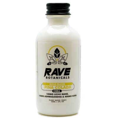 Rave Kava Blend 400mg 2oz botanical shot - Pina Colada