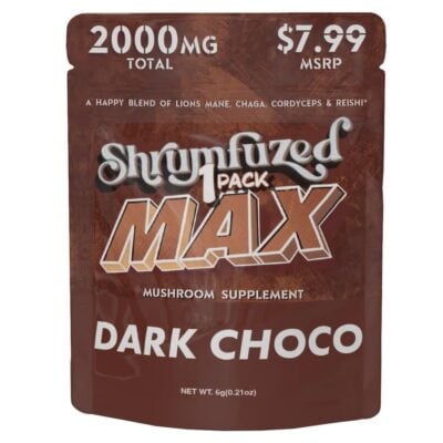 Shrumfuzed MAX 1pk Chocolates 2000mg - Dark Choco