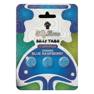 Silly farms Silly tabs Nootropic Mushroom tablets 3pc - Blue Mintini
